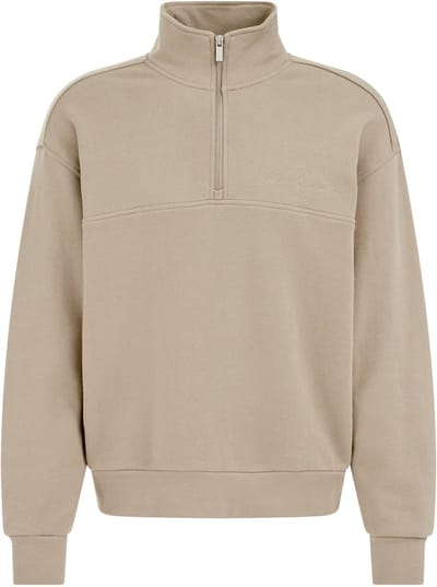 WE Fashion Heren Relaxed fit sweater met rits