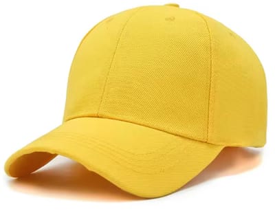 Scoby - Pet - Baseball Cap - Baseball Pet - 6 Panelen - Cotton Hat - Verstelbaar - Katoen - Geel