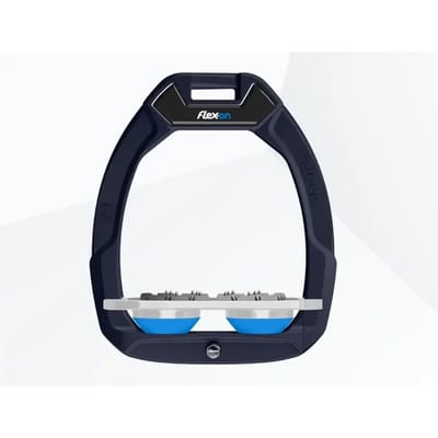 Veiligheidseisen voor paardrijden Plat Ultra Grip Marine/Grijs/Blauw Flex-On Safe-On