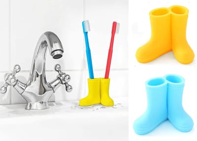 Cosensi- Tandenborstelhouder Siliconen - Badkamer Organizer - Tandenborstelhouder Kinderen - Veiligheid Razor Stand - Multifunctioneel - Compact Ontwe