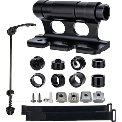 Support de montage de fourche avant de vélo, support de fixation de vélo sur le toit de voiture, à dégagement rapide, fourche avant de vélo noir