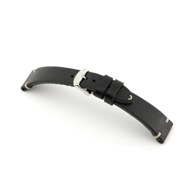 Horlogeband St. Pauli 24/20 mm Zwart M