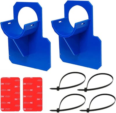 2 stuks zwembadbuishouders, zwembadaccessoires, zwembadbuissteun, zwembad Slanghouder, zwembadslanghouders voor slangen van 30-37 mm (blauw)