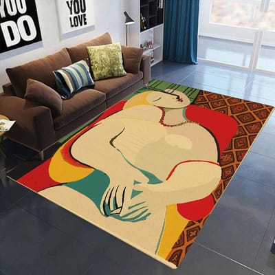 Grappige Mona Lisa Wereldberoemd Schilderij Geïnspireerd Tapijt Woonkamer Decor Vloerkleed Slaapkamer Vloermat Maakt Uw Kamer Cool Lijken Tapijt 40x60CM