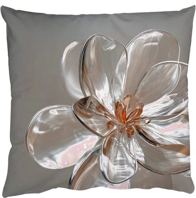 Sierkussens - Kussentjes Woonkamer - 50x50 cm - Bloem - Glazen - Doorzichtig