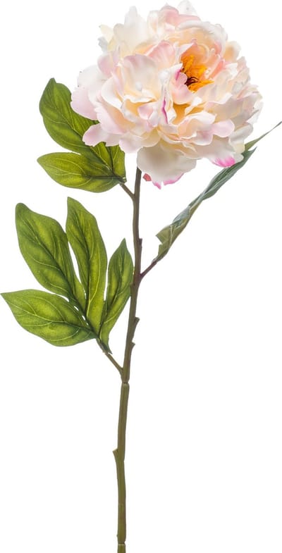 Emerald - Kunstbloem Pioenroos Chelsea 77cm zachtroze - Kunstplant voor binnen