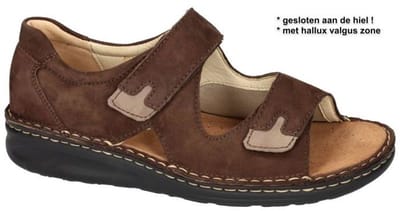 Fidelio Hallux -Heren - bruin - sandalen - maat 44