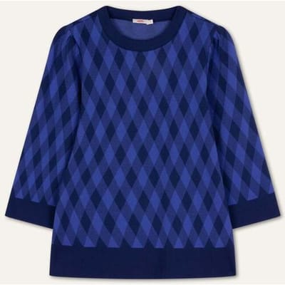 Oilily Tactic T-shirt- maatXS Porcelain Blauw