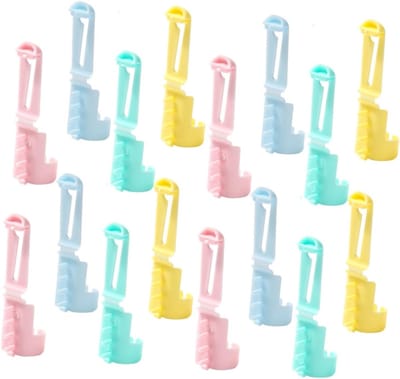Set van 16 Vingerdraadgeleiders – in 4 Kleuren, Handige Hulp voor Breien en Haken, Voorkomt Klitten en Verward Draad