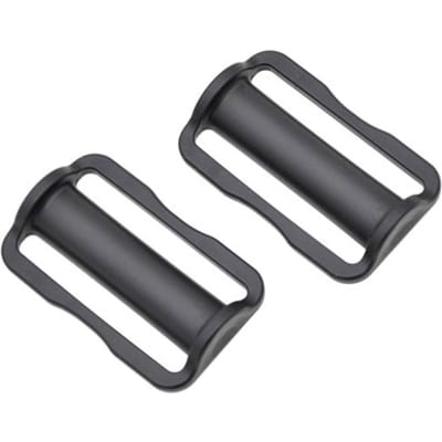 2 stuks Duikbandhouder 52 mm Plastic Staal Duikriem Schuifstopper voor Rugplaat gray