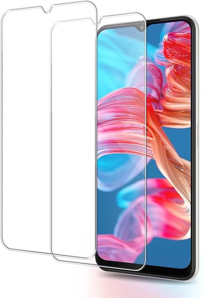 Screenprotector Glas - Tempered Glass Screen Protector Geschikt voor: Samsung Galaxy A22 5G - 2x