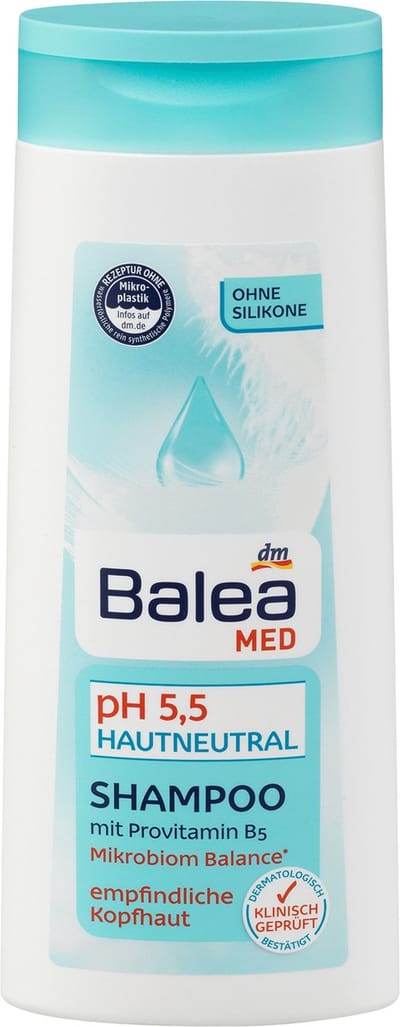 Balea MED Shampoo pH 5.5 huidneutraal, 300 ml