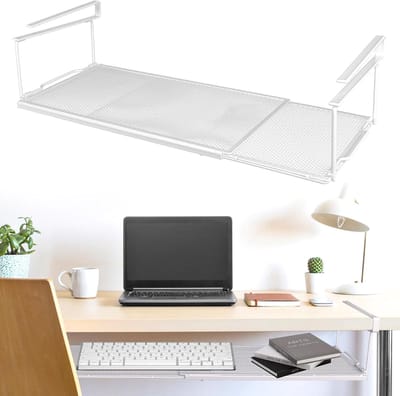 Famanu – Onderrek - hangmand - kastmand om op te hangen - onderrek met verstelbare 38-70 cm - hangmand van metaal - organizer in keukenkasten - voorraadkamer - schoenenkasten en kledingkasten