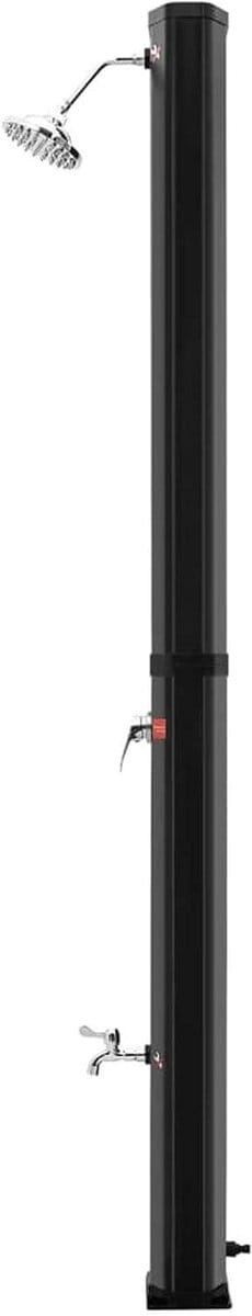 Outdoor Douche - Kampeer Douche - Buiten Douchen - Zonne-energie Verwarming - 35 Liter - Zwart