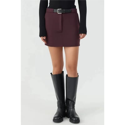 Hoge Taille Mini Skorts