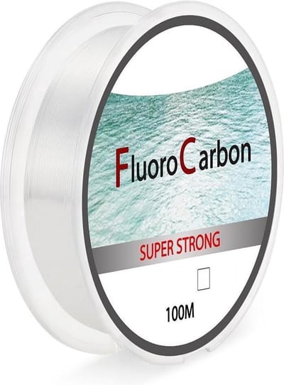 BukkitBow - Vislijn 100m - Sterke Fluorocarbon Nylon Visdraad - Transparante Etalagedraad voor Vissen en Lange Afstand Worpen - 0.331mm - 8,34kg
