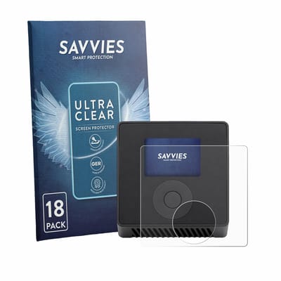 Savvies - Screenprotector voor Spektrum Smart Charger S1500 - Folie Beschermfolie transparant 18 Stuks
