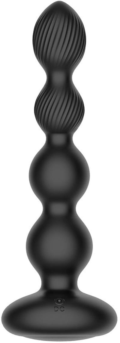 Nexus Tornado Anaal Plug Large - Roterend en Vibrerend - Geribbelde Schacht - 27 Combinaties - 3 Rotatiestanden - 6 Stimulatiemodi - IPX7 Waterdicht - 100% Siliconen - USB-oplaadbaar - Draadloze Afstandsbediening - 1 Uur Gebruikstijd
