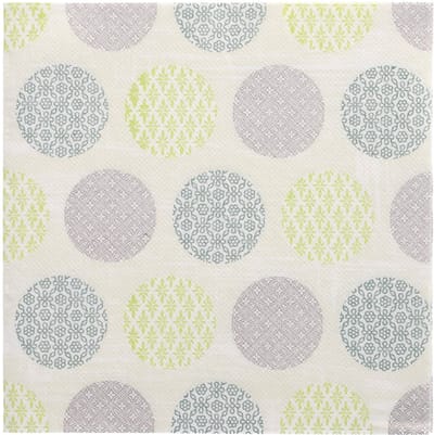 50 Servetten ROYAL Collection 1/4 vouw 40 cm x 40 cm donkergroen Rococo