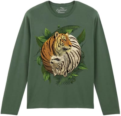 Tijger Tiger Yin Yang The Coloured House Longsleeve T-shirt XXL