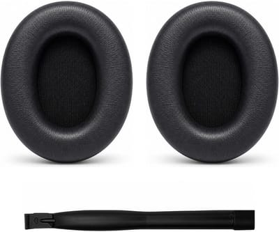 Set Oorkussens voor Beats Koptelefoon - Studio Pro Oorkussen - Kunstleer met Traagschuim - Zwart
