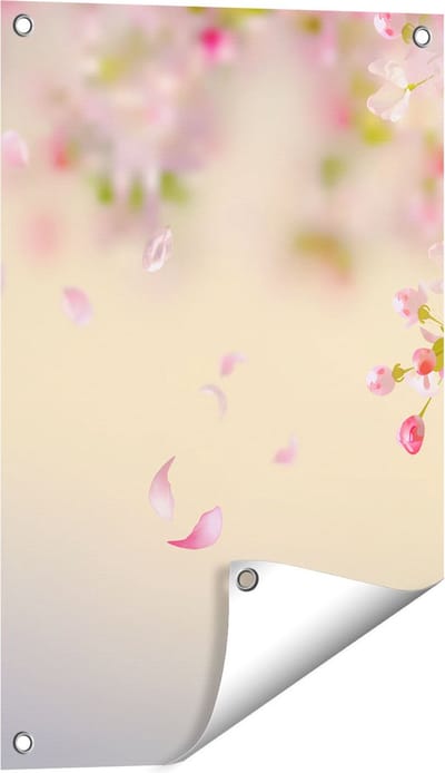 Gards Tuinposter Appelbloesem - Bloemen - 40x60 cm - Tuindoek - Tuindecoratie - Wanddecoratie buiten - Tuinschilderij