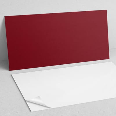 Coloray Wandpanelen Zelfklevend - Kleur bordeauxrood PVC Wandpaneel - 100 cm x 50 cm - Bordeaux Wandbekleding Zelfklevend - 1 stuk - Eénkleurige Wandpanelen Zelfklevend - Wandbord Keuken - Wandpaneel Badkamer