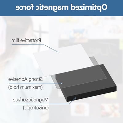 Set van 600 Zelfklevende Zachte Magneten 10 x 10 mm Vierkant voor Whiteboards, Presentaties en Organisatie, Ideaal voor Thuis en Kantoor