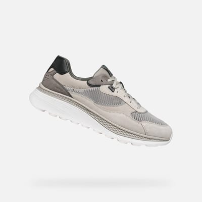 GEOX SPHERICA ACTIF X1 HEREN Sneakers - LICHTGRIJS - Maat 43