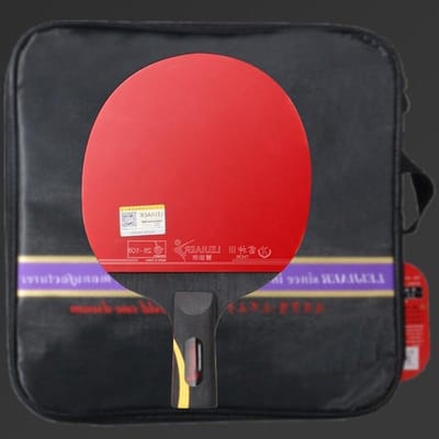Tafeltennisracket - Pingpongbatje - Sport Spel - Massief Houten Handvat - Met Tas - Niet gespecificeerd