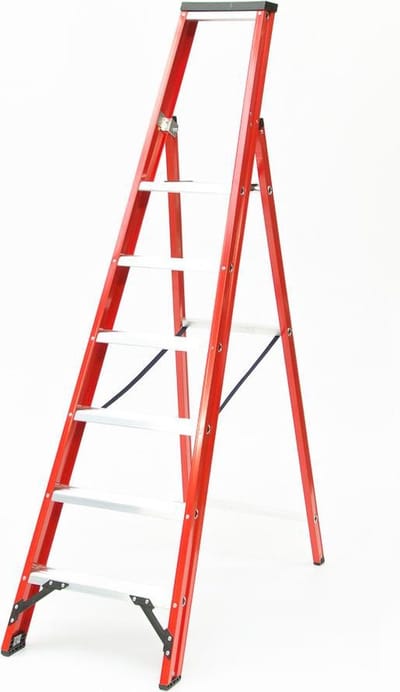 Kelfort Plateautrap Magnus, met beugel, 1x6 treden (Prijs per stuk)