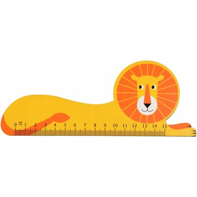 Houten liniaal voor kinderen Rex London Lion