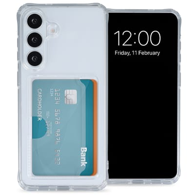 imoshion Softcase Backcover met pasjeshouder voor de Samsung Galaxy S26 FE - Transparant