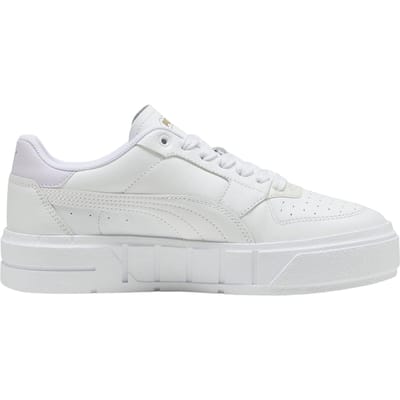 Puma Dames/Dames Cali Leren Platform Trainers (Wit/siliconen)