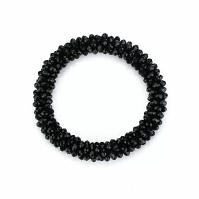 Bijoutheek Armband (sieraad) kleine kralen Zwart