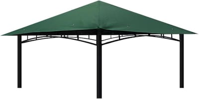 Paviljoen Dak - Luifel Vervanging - Bescherming Buiten - Extra Sterk Materiaal - 3x3 Meter - Groen