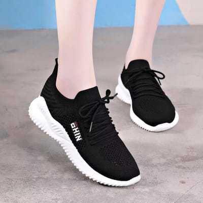 Sportschoenen Dames Nieuwe Herfst Damesschoenen Studenten Ademende Mesh Schoenen Dunne Sectie Kleine Witte Schoenen Zachte Zool Hardloopschoenen Dames 40