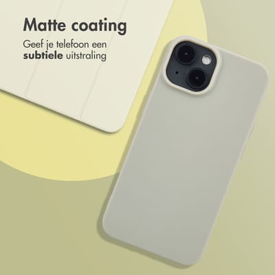 imoshion Hoesje - Geschikt voor Apple iPhone 14 - Color Backcover - Grijs