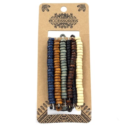 Heren Armband Set – Moody & Blue - Kralen - Set van 6 armbanden