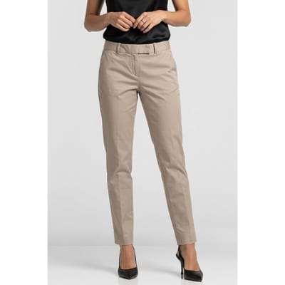 Brooks Brothers Stretch Cotton Cigarette Chino Sand Size: 40 | Formal pants Outlet | Dames | Beige