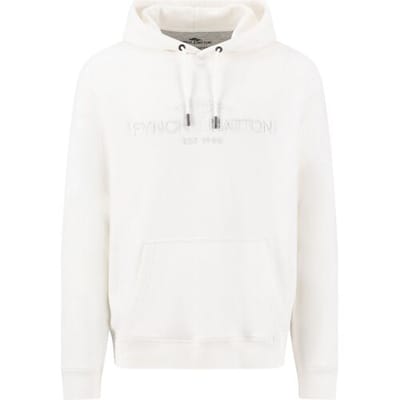 Fynch-Hatton Trui Sweat Tone-on-Tone Logo Hoodie New Off White / male