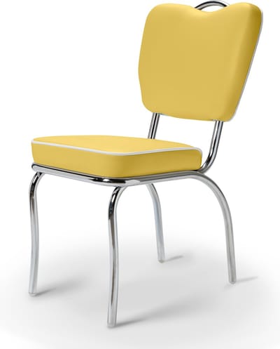 Bel Air Retro Eetkamerstoel CO-26 Geel