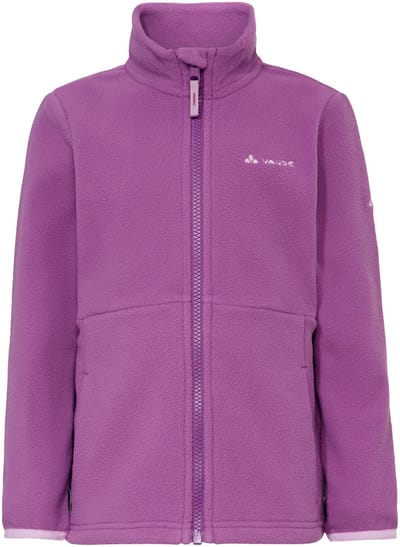 VAUDE Pulex jack II, fleecejas, sportjasjes voor kinderen buiten, niet waterdicht, niet winddicht, fleece, zonder capuchon,