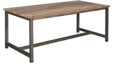 Tower Living Eettafel Venetie - Rechthoek Bruin Hout - 220x100x78cm