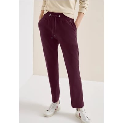 Mid Waist Slim Legs broek in casual fit