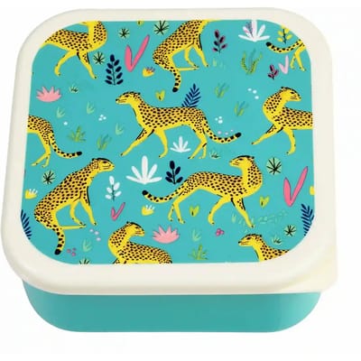 Voedsel opslag doos Rex London Cheetah (x3)