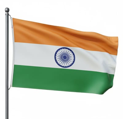 Trasal - vlag India - indische vlag 150x90cm