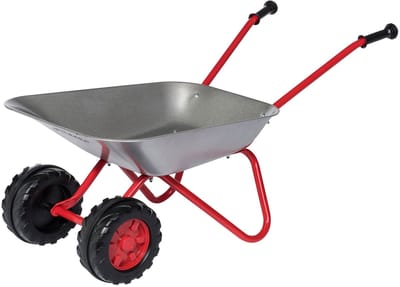 Rolly Toys Tweewielige metalen kruiwagen voor kinderen