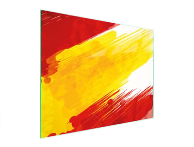 TMK ArtDeko Serie - Snijplank - Gehard Glas - 52x40 cm - Kleurvolle Print
