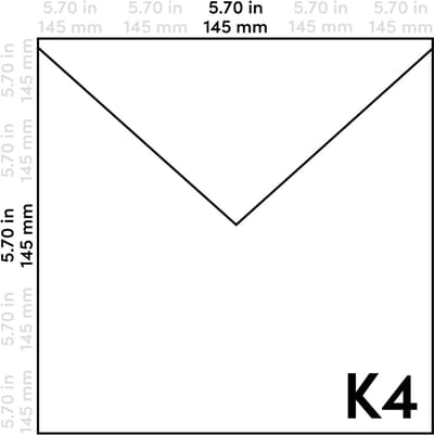 Zandbruine Vierkante Kraftpapier Enveloppen 145x145mm - Recycleerbare Vintage voor Uitnodigingen